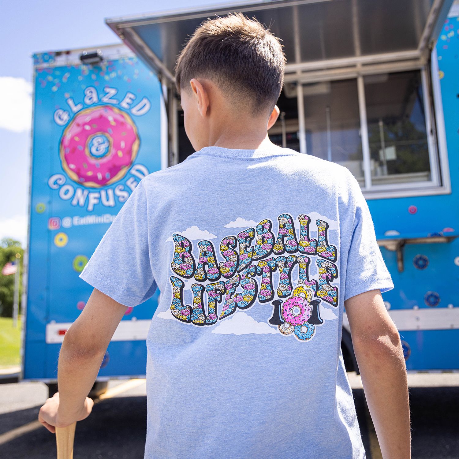 Baseball Lifestyle 101 Boys' Donut Shirt product image