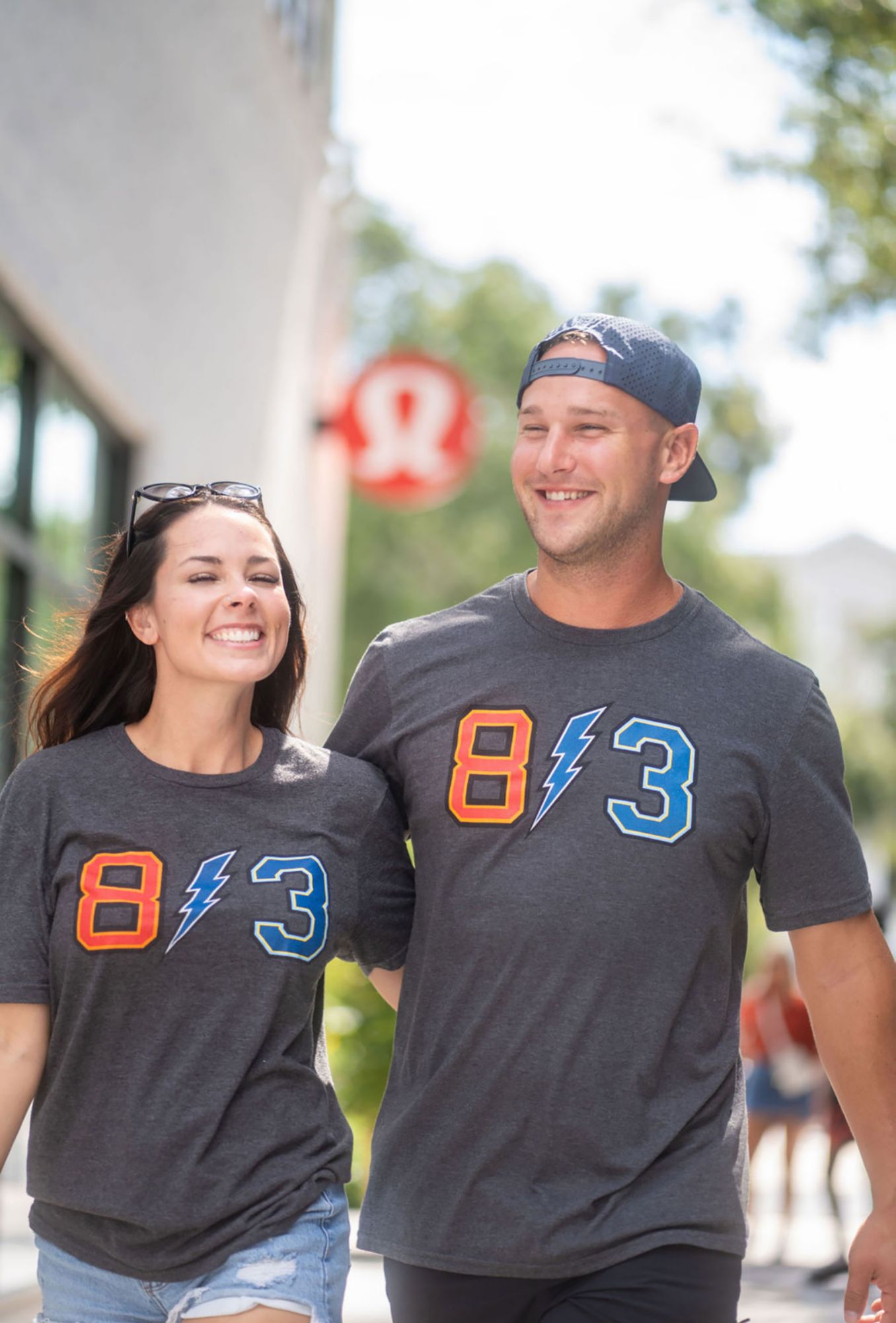 For the Bay Clothing Co. Adult Tampa Grey Team T-Shirt product image