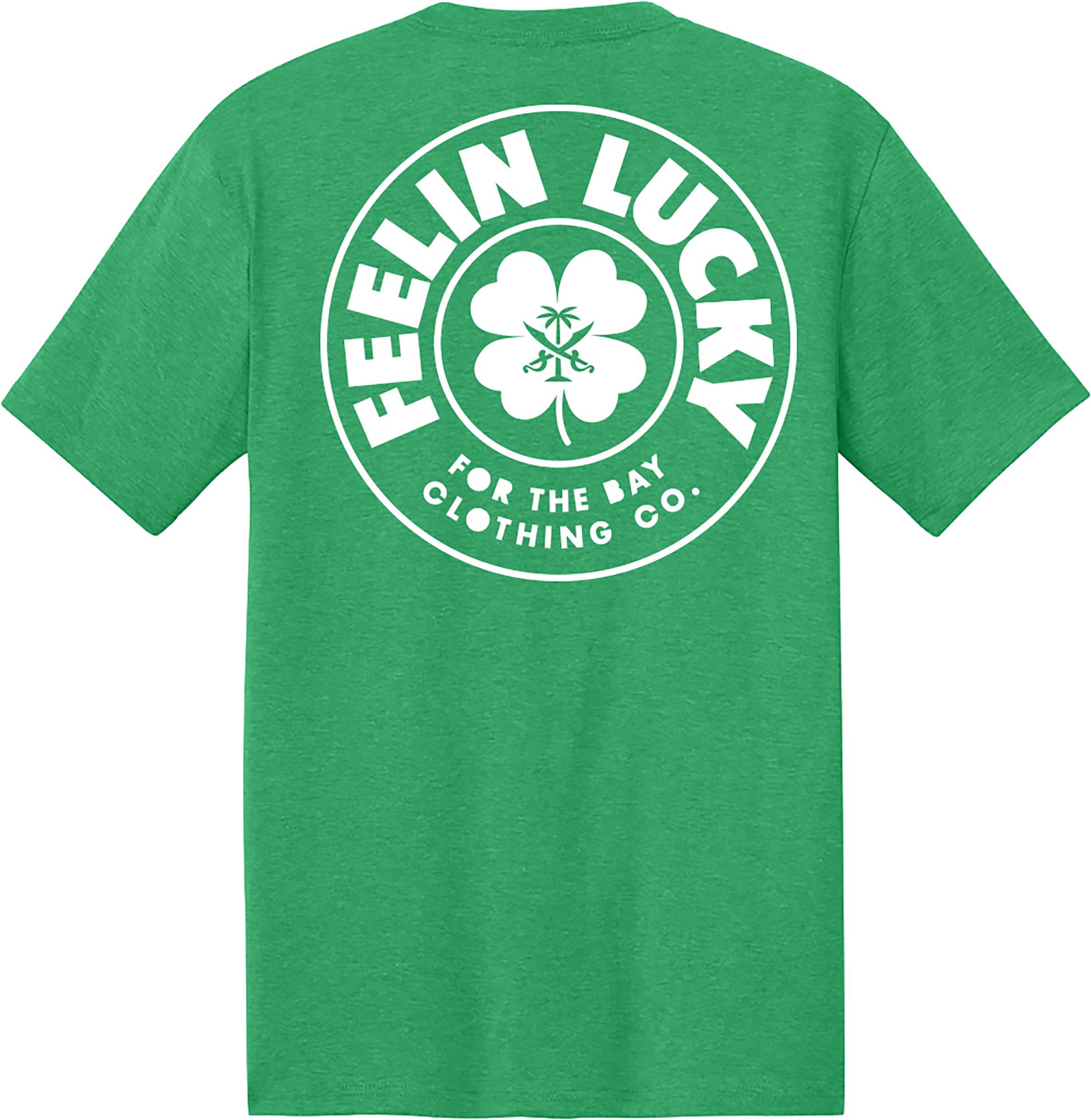 For the Bay Clothing Co. Adult  Green Lucky T-Shirt product image