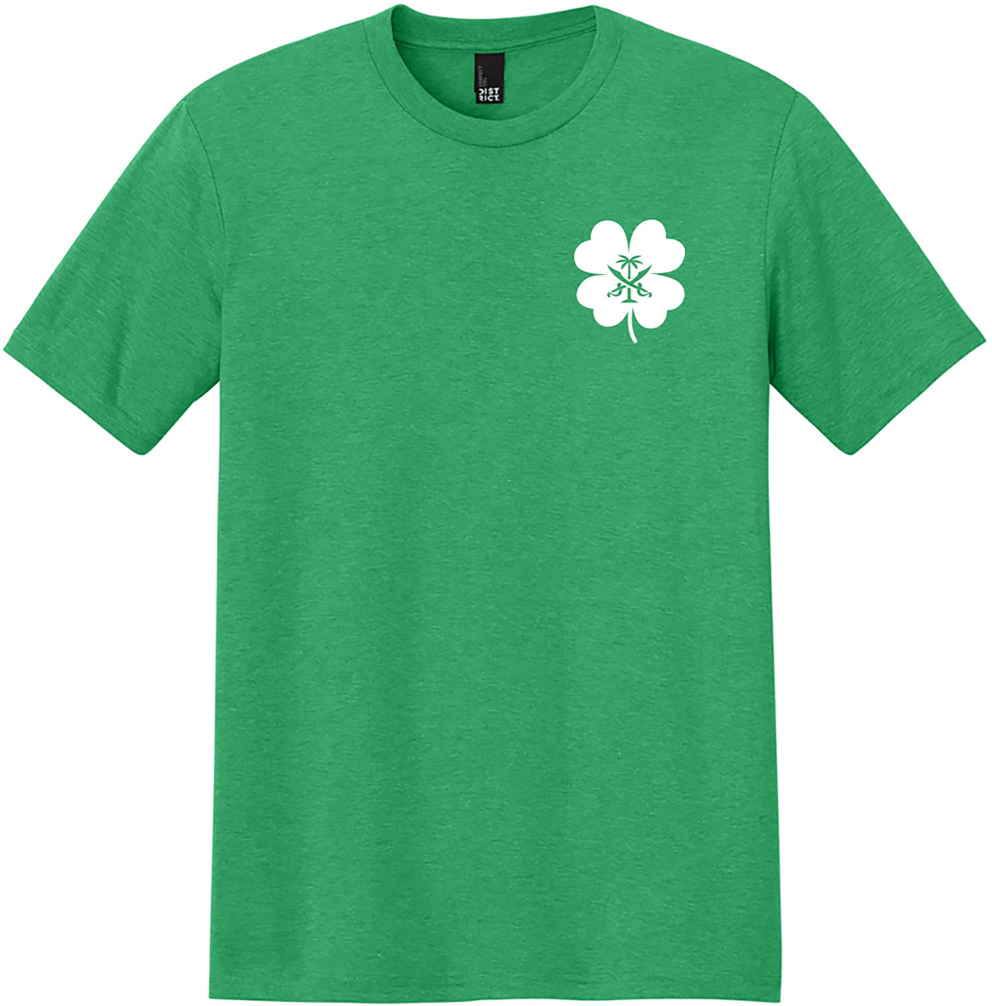 For the Bay Clothing Co. Adult  Green Lucky T-Shirt product image