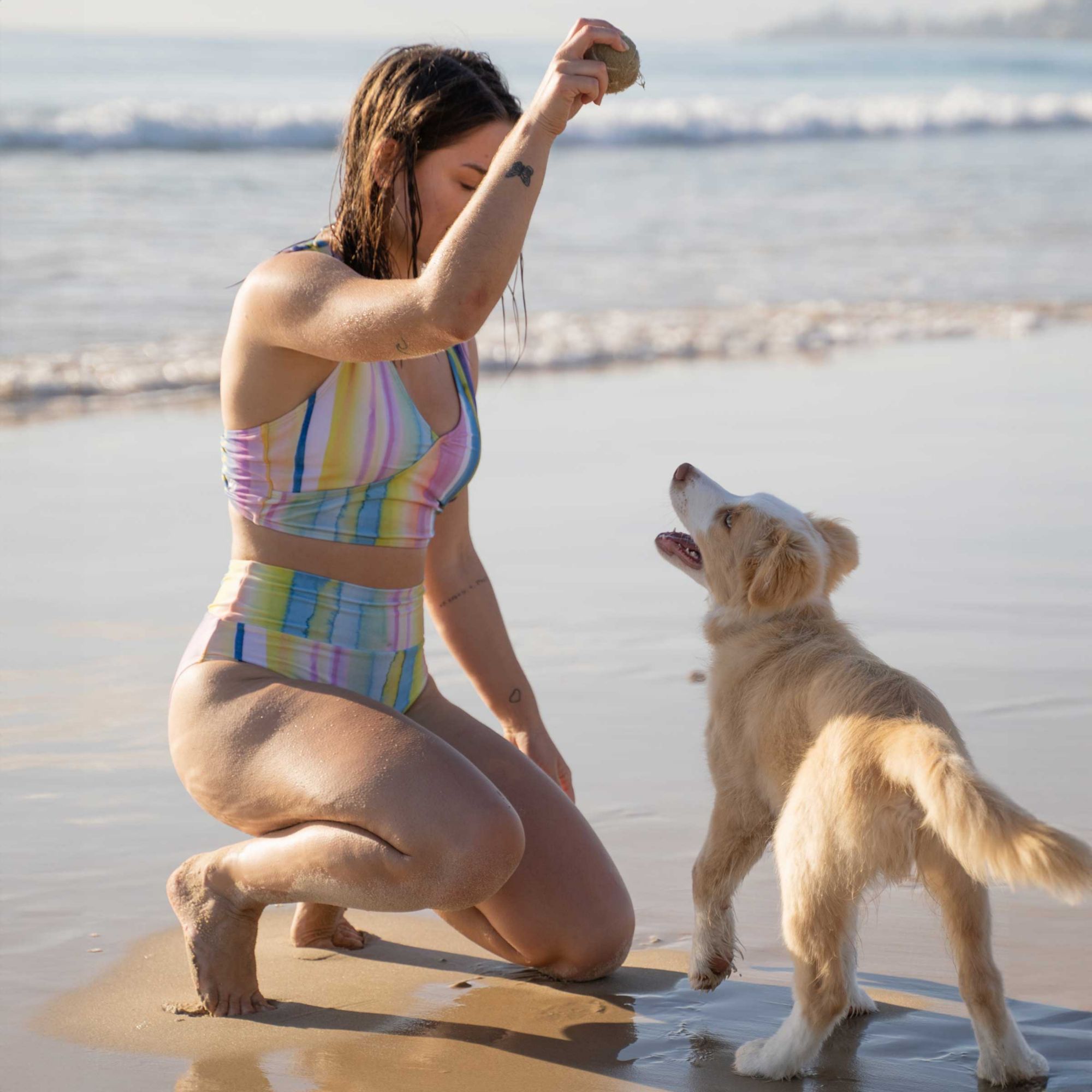 Nani Swimwear Women's Switch V Cropped Swim Top product image