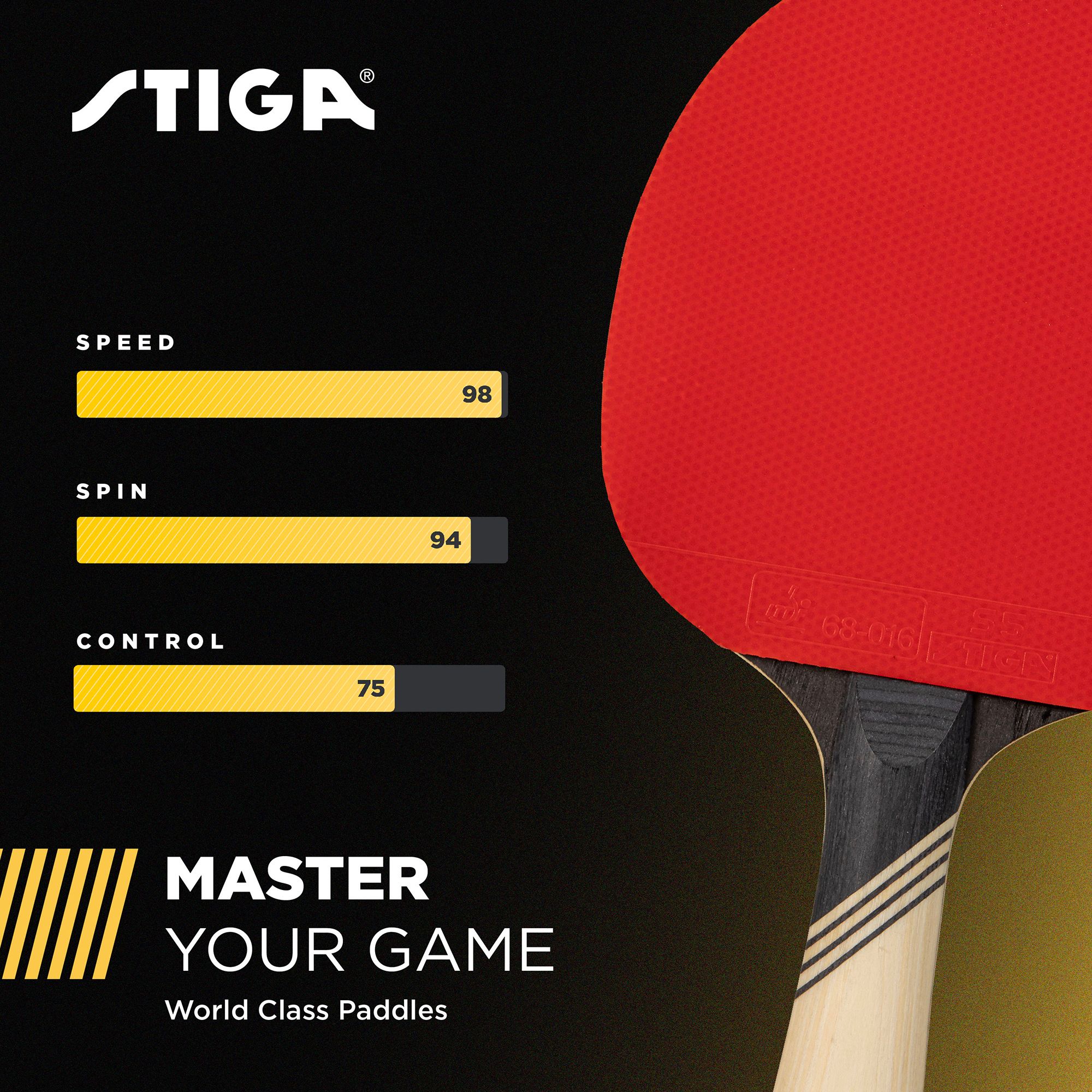 Stiga Carbon+ Table Tennis Paddle product image