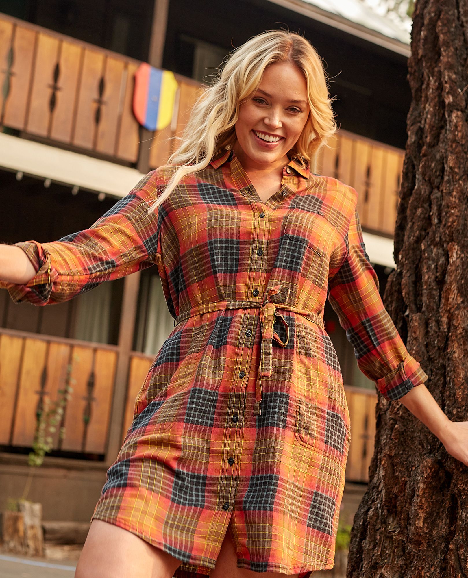 Toad&Co Women's Re-Form Flannel Shirt Dress product image