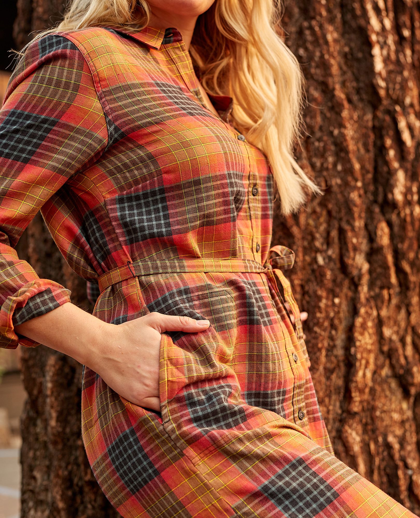 Toad&Co Women's Re-Form Flannel Shirt Dress product image