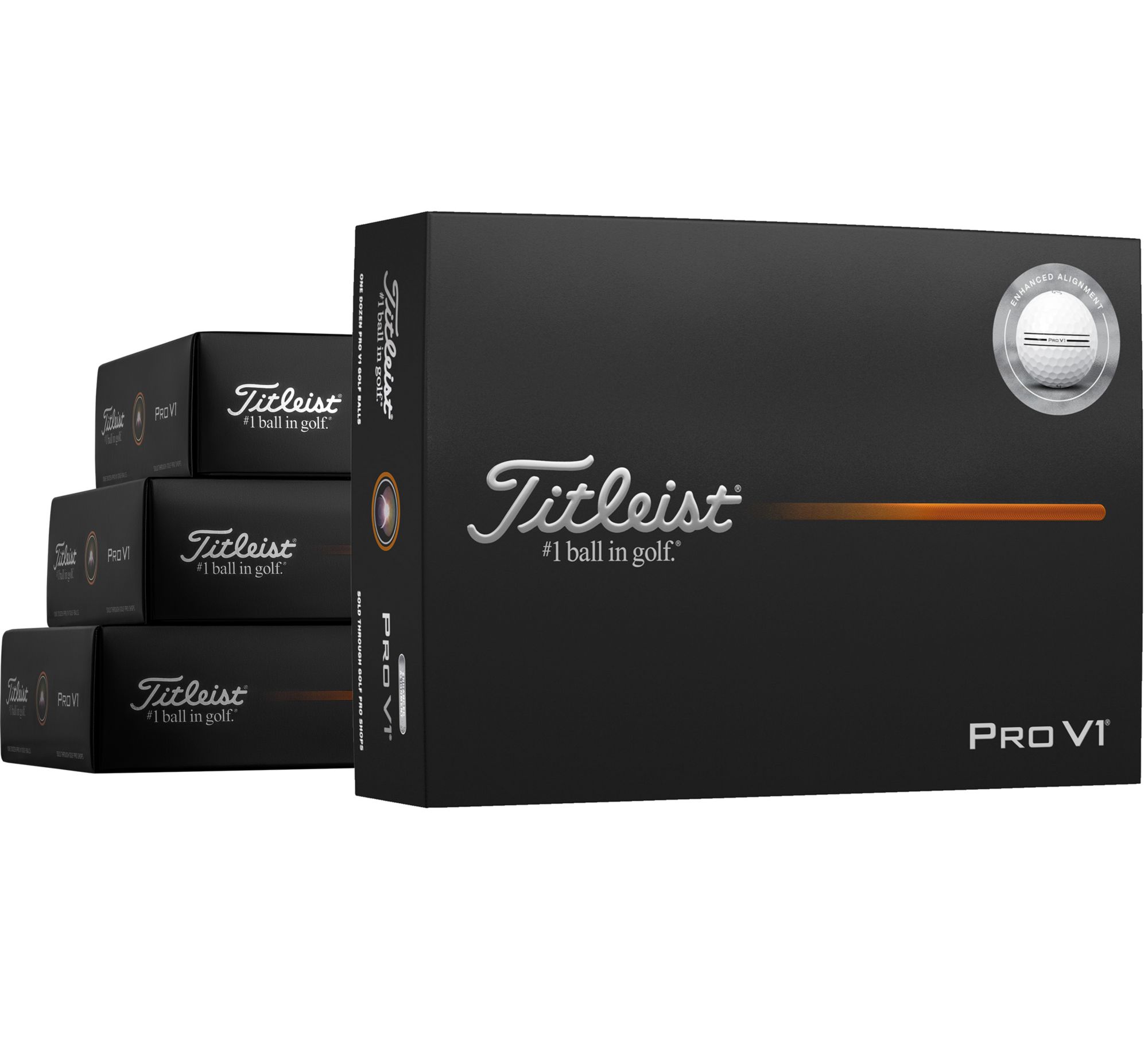 Titleist 2025 Pro V1 Enhanced Alignment Personalized Golf Balls - 4 Dozen Loyalty Rewarded product image
