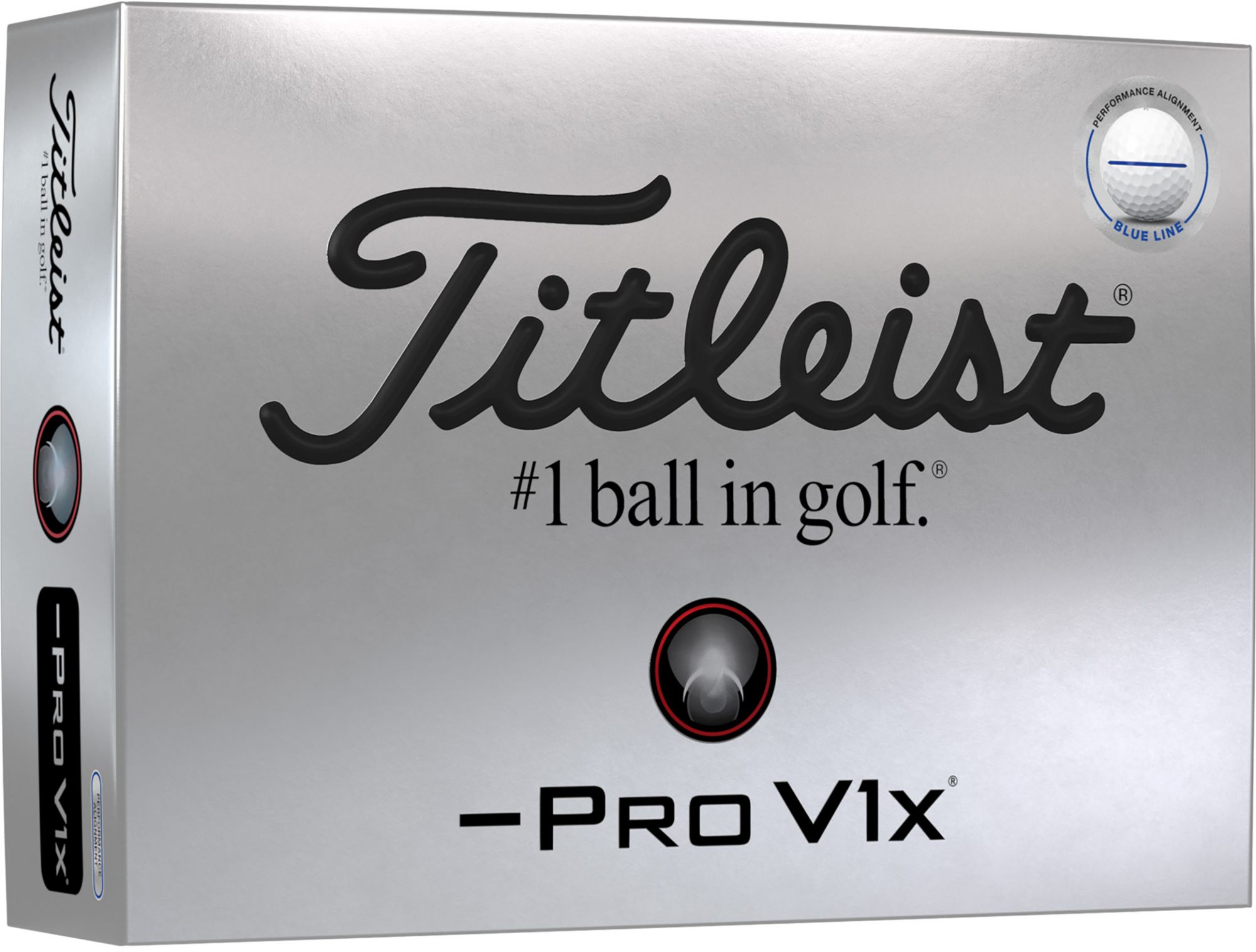 Titleist 2025 Pro V1x Left Dash Performance Alignment Golf Balls product image
