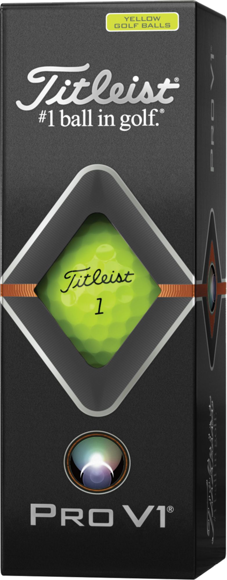 Titleist Prior Generation Pro V1 Optic Yellow Golf Balls product image