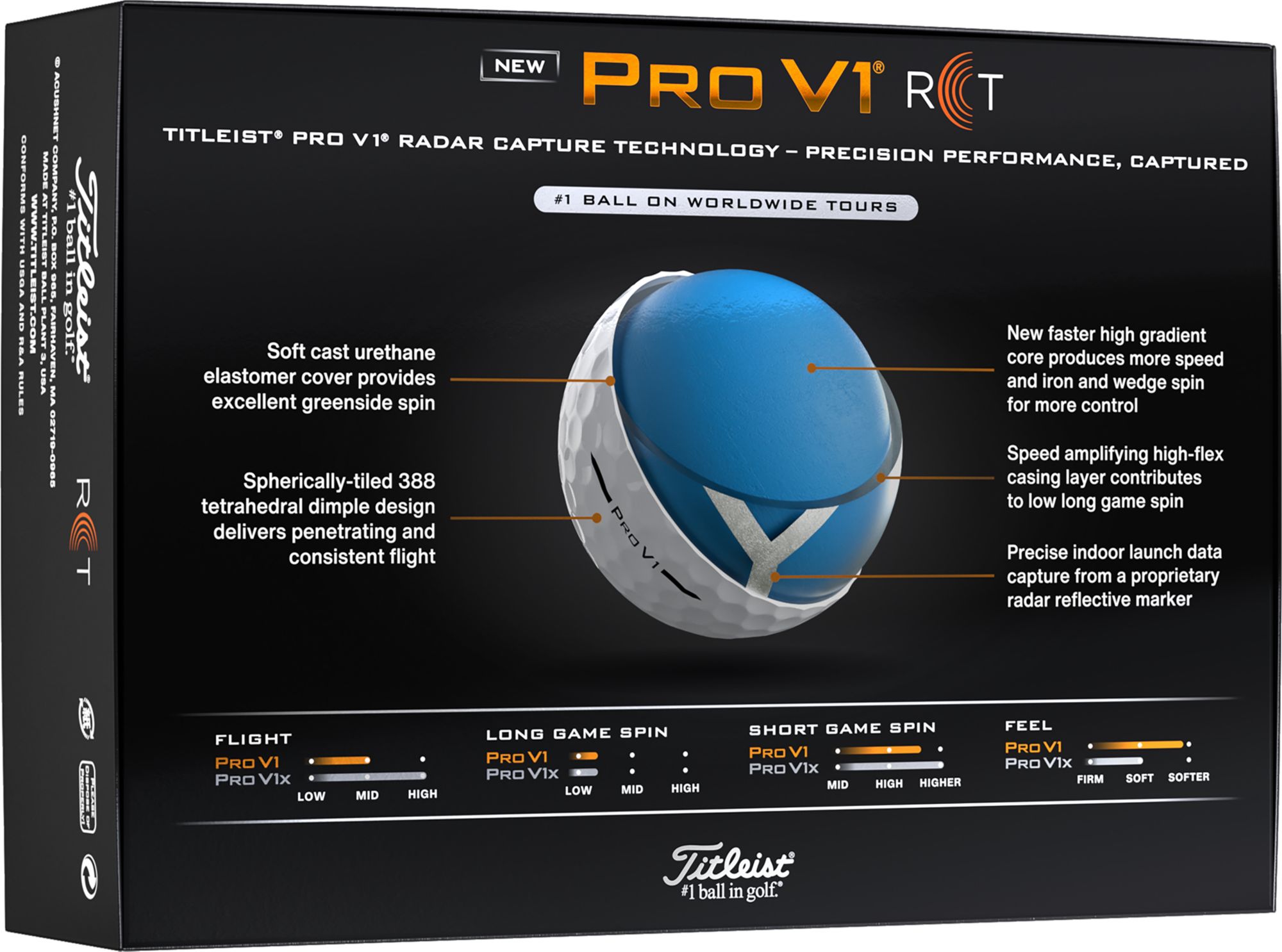 Titleist 2025 Pro V1 RCT Golf Balls product image
