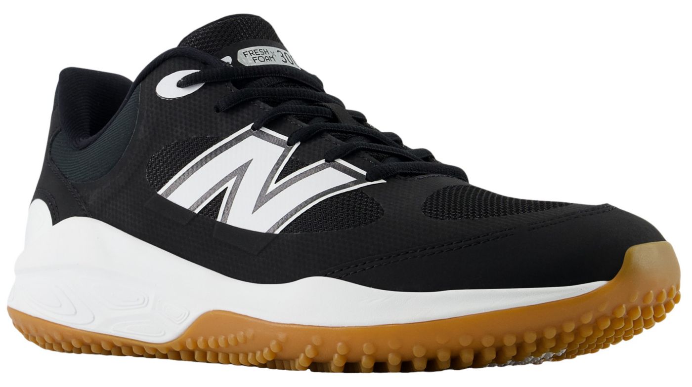 New Balance Fresh Foam 3000v7 Turf Black White Men s Baseball Shoes Size 8.5