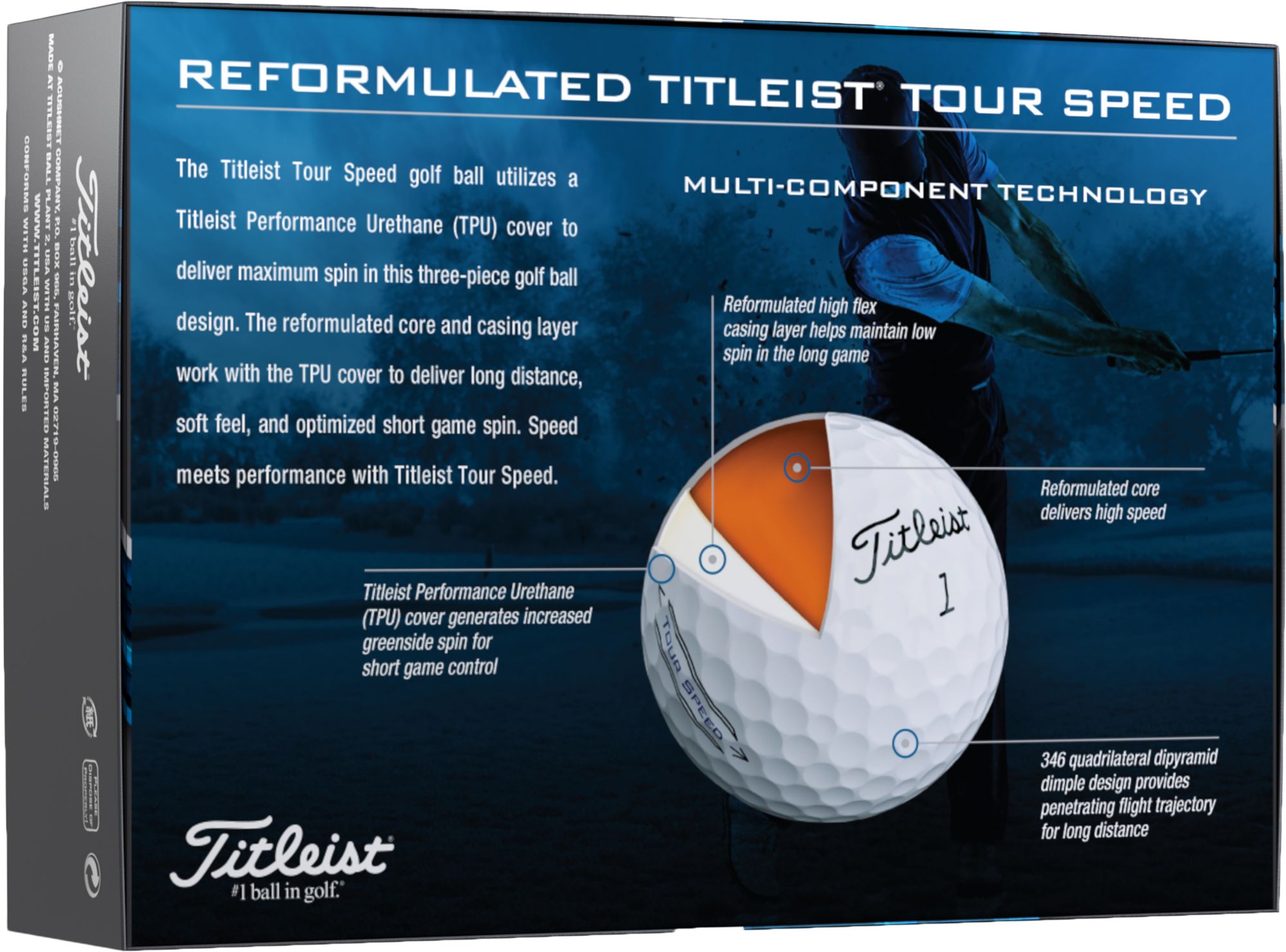 Titleist 2022 Tour Speed Golf Balls product image