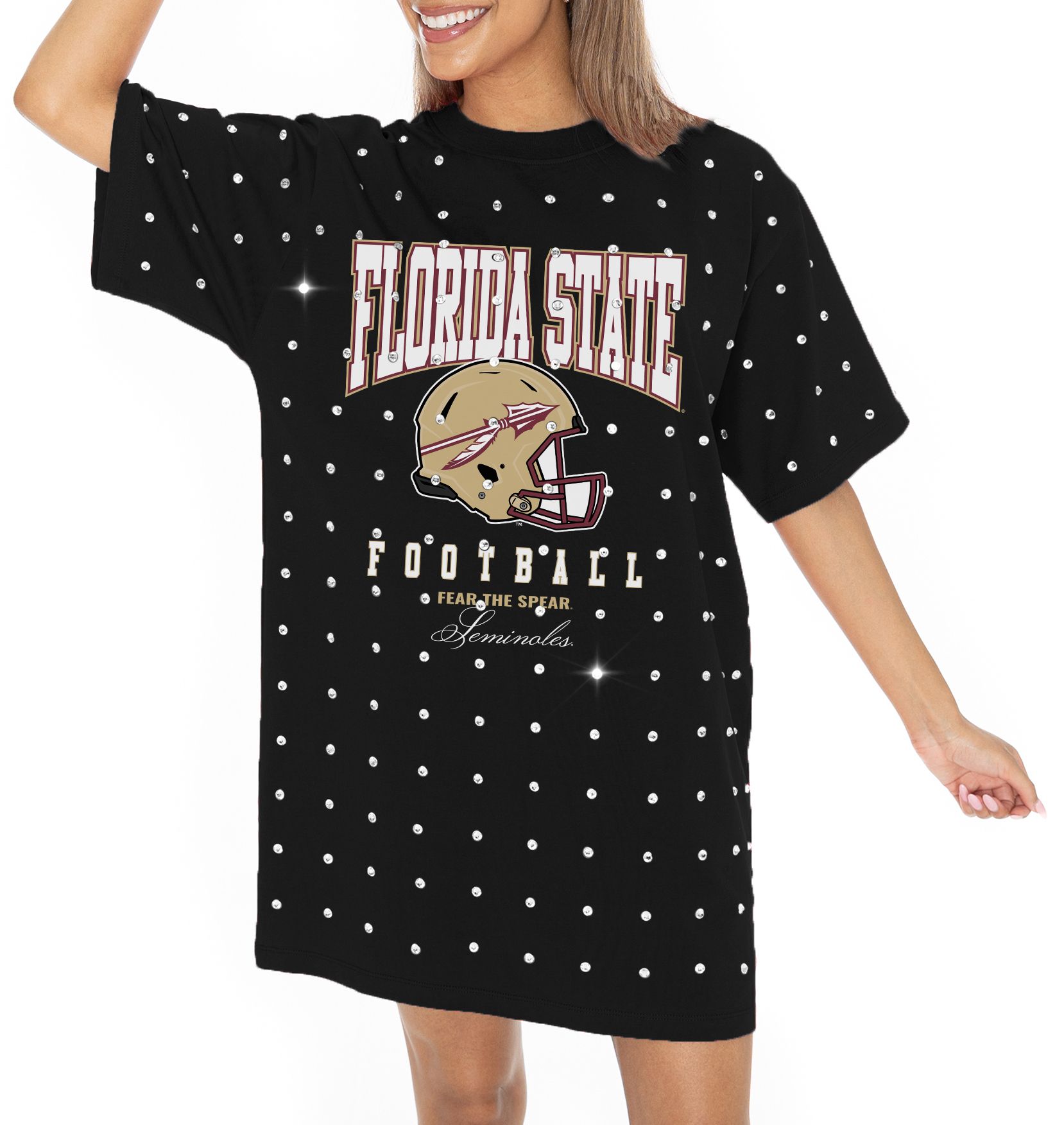 Gameday Couture Women's Florida State Seminoles Black Game Changer T-Shirt Dress product image