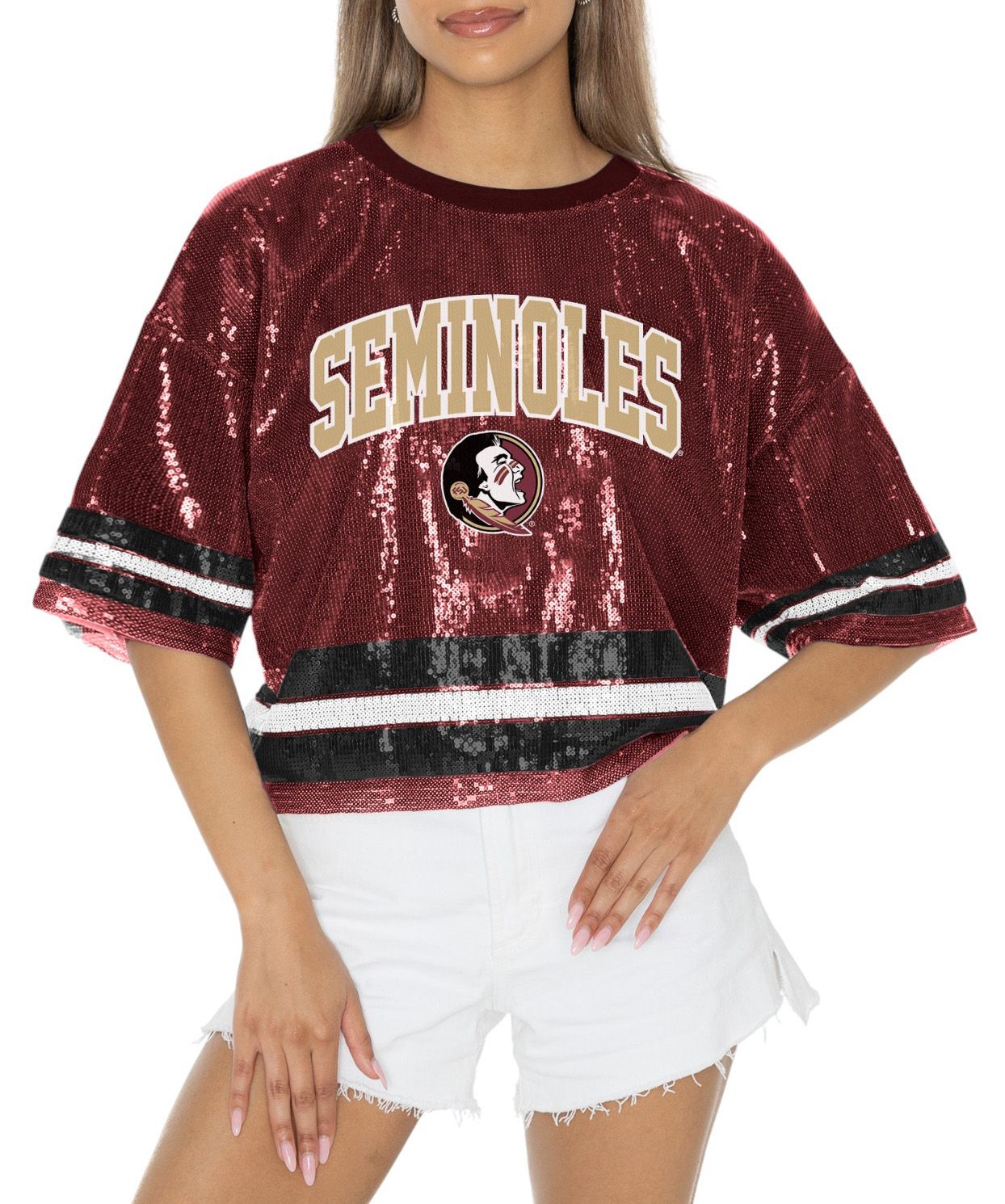 Gameday Couture Women's Florida State Seminoles Garnet Sequin Jersey product image