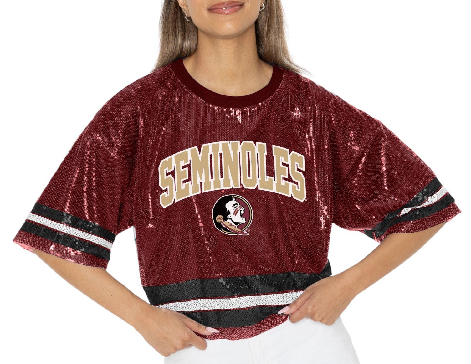 Gameday Couture Women's Florida State Seminoles Garnet Sequin Jersey product image