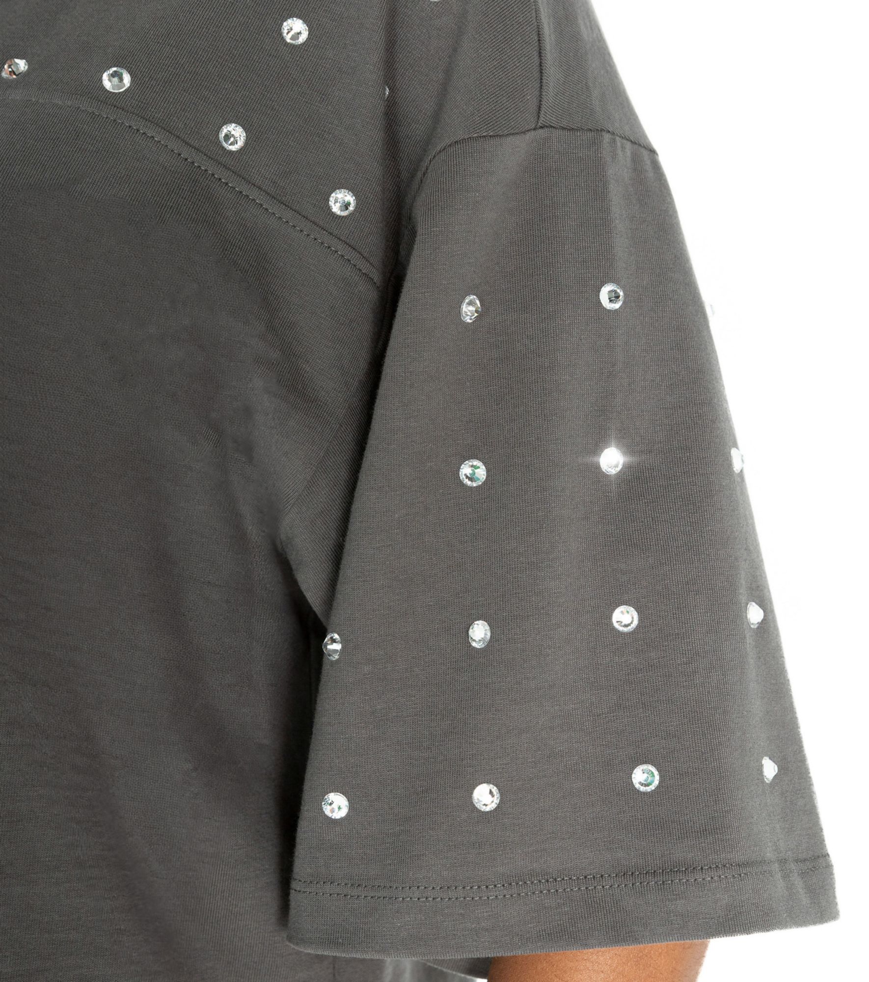 Gameday Couture Women's Bowling Green Falcons Grey Rhinestone T-Shirt product image