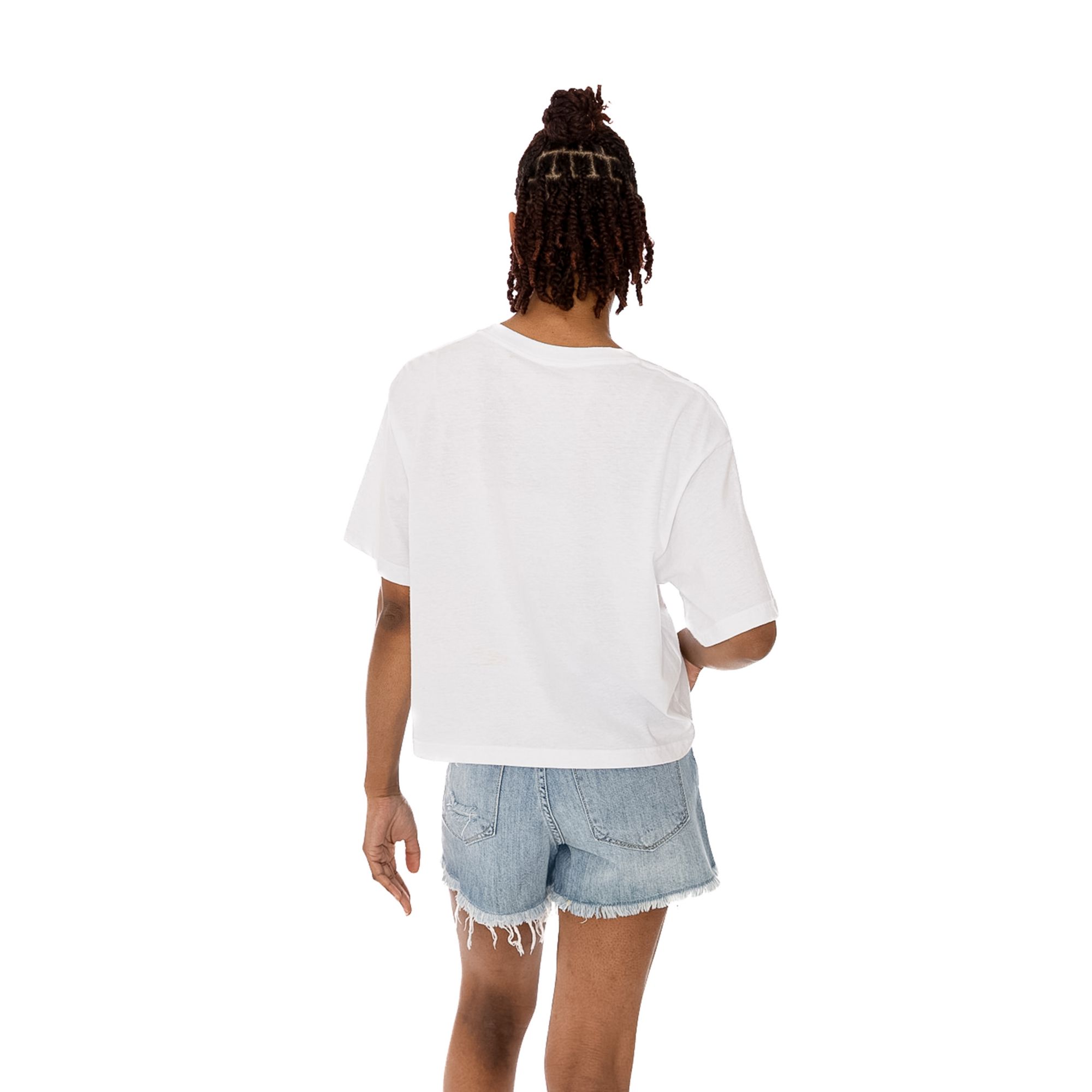 Gameday Couture Women's Boston University Terriers Boxy White Cropped T-Shirt product image