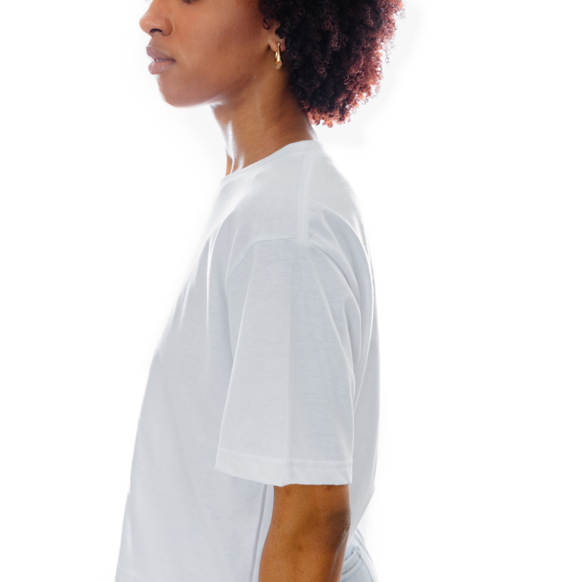 Gameday Couture Women's Duke Blue Devils White Cropped T-Shirt product image