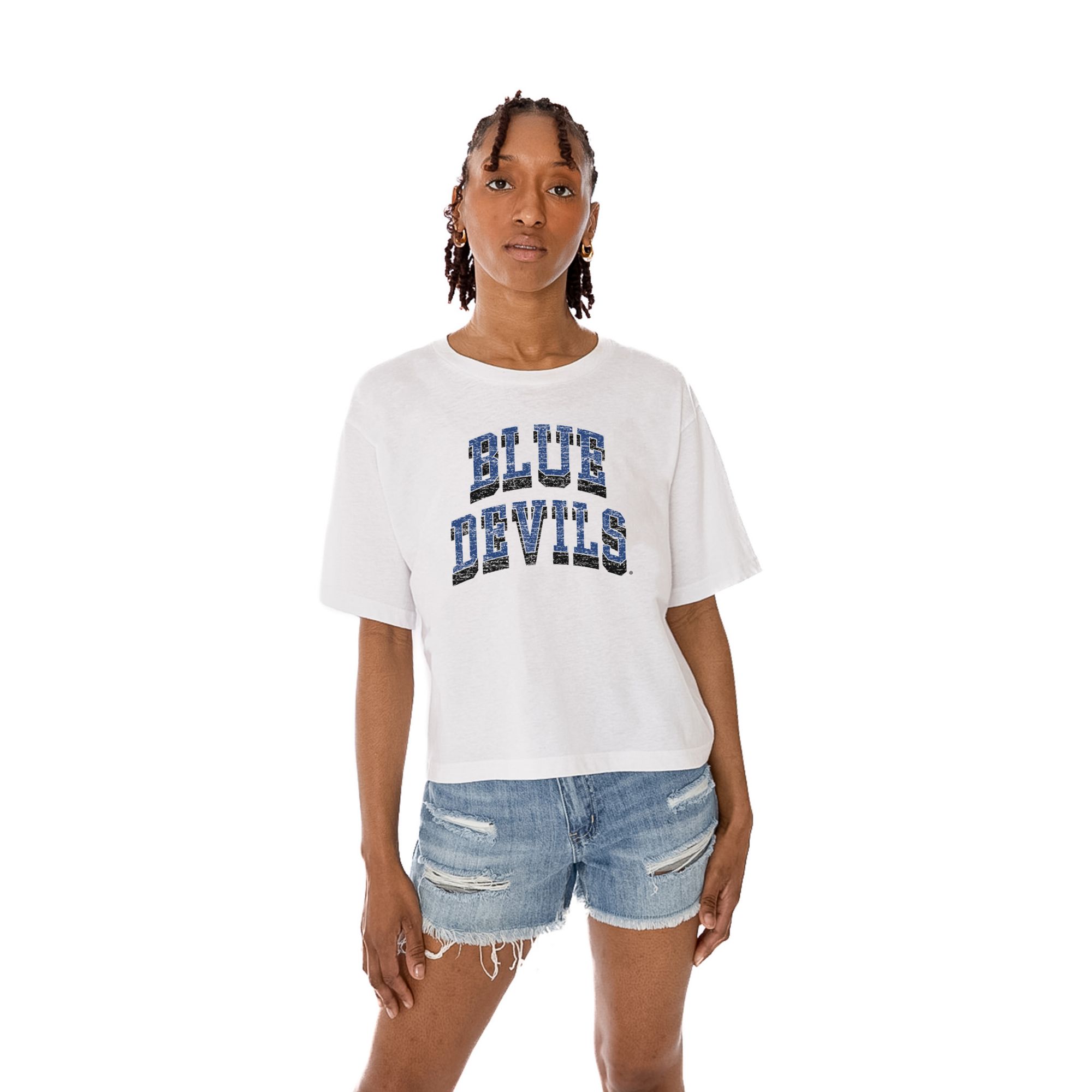 Gameday Couture Women's Duke Blue Devils White Boxy T-Shirt product image