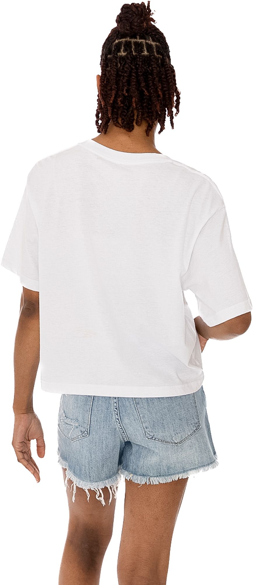 Gameday Couture Women's Miami Hurricanes Boxy White Cropped T-Shirt product image