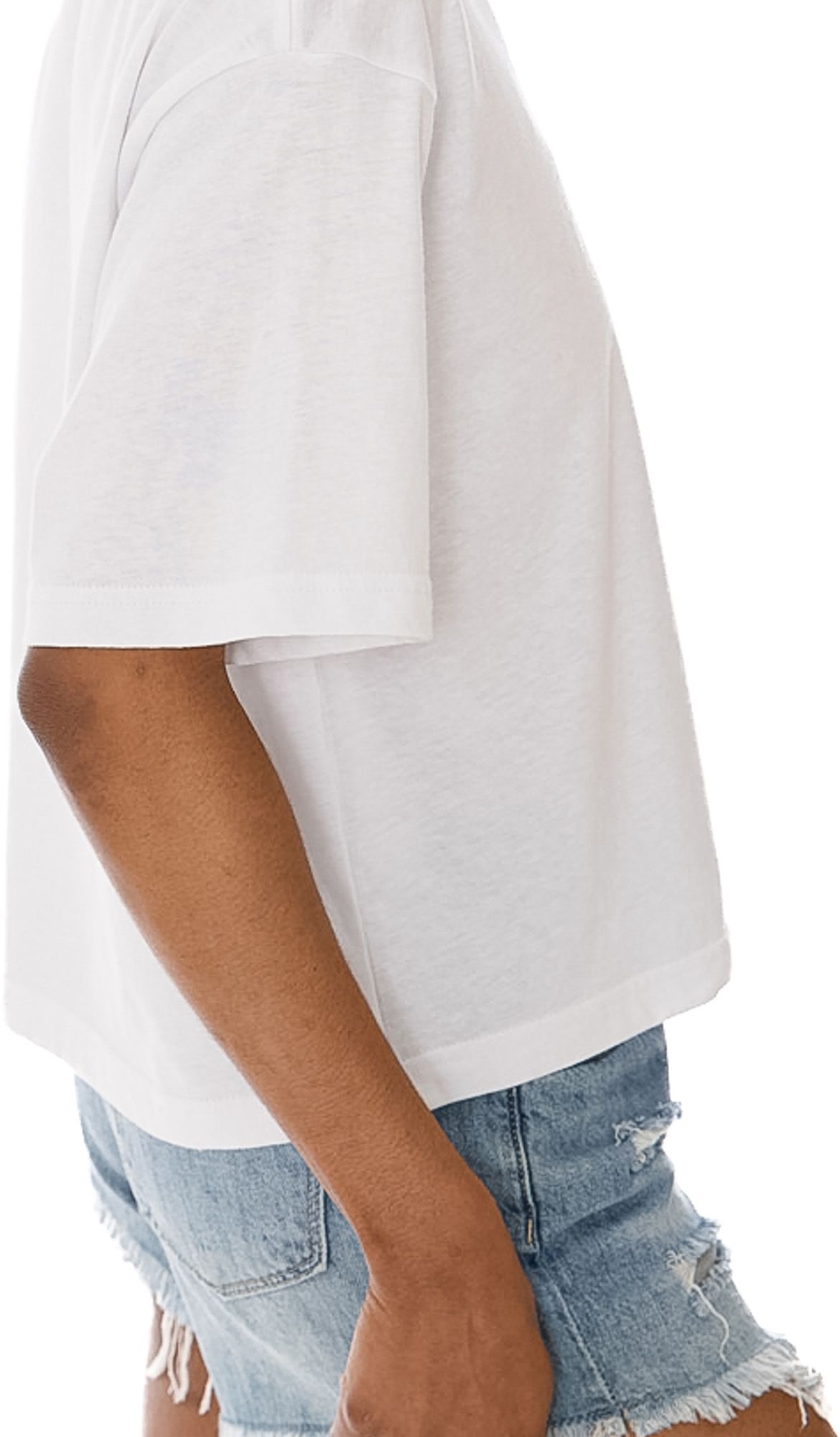 Gameday Couture Women's Miami Hurricanes Boxy White Cropped T-Shirt product image