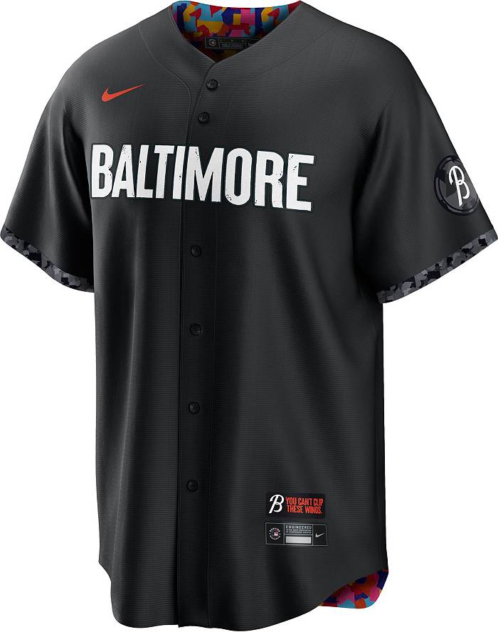Nike Men's Baltimore Orioles 2023 City Connect Cedric Mullins #31 Cool Base  Jersey
