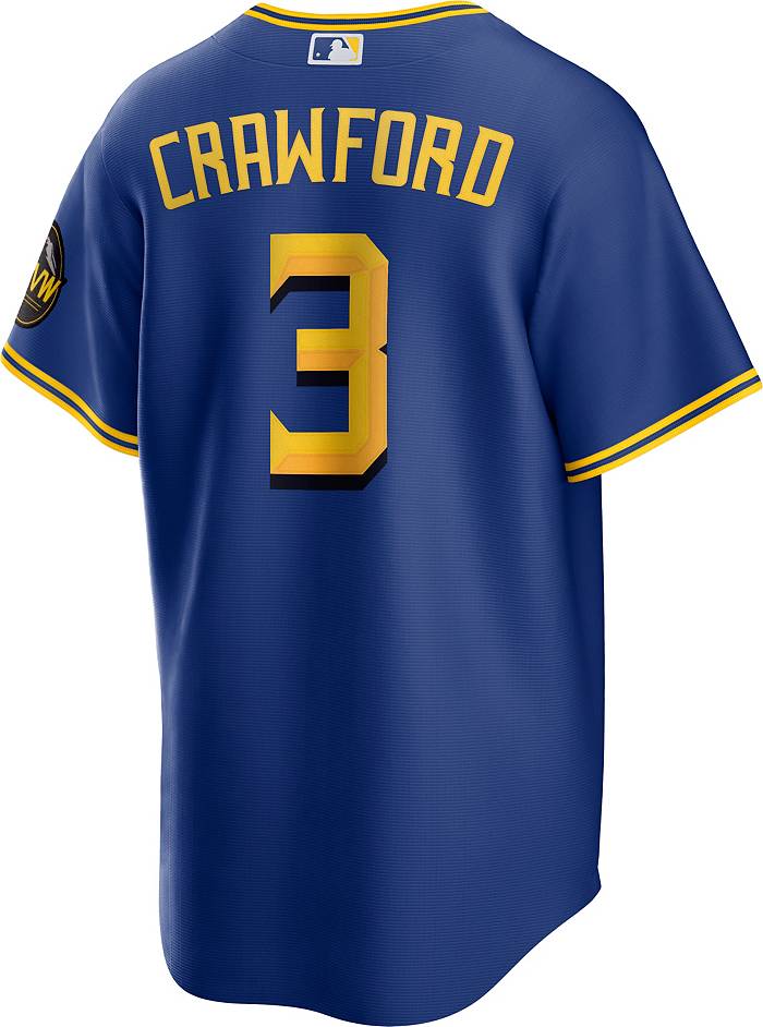 Nike Men's Seattle Mariners 2023 City Connect J. P. Crawford #3 Cool Base  Jersey