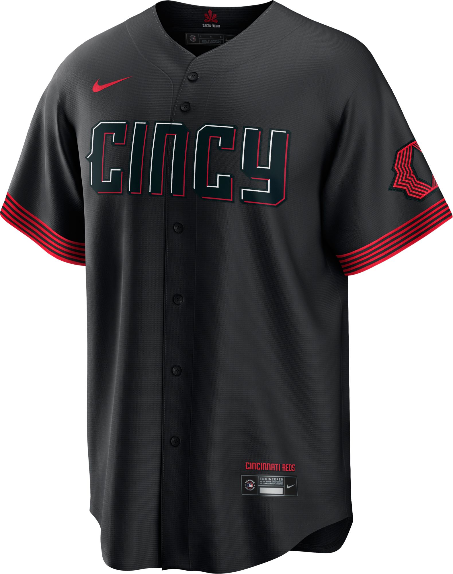 Nike Men's Cincinnati Reds 2023 City Connect Blank Cool Base Jersey