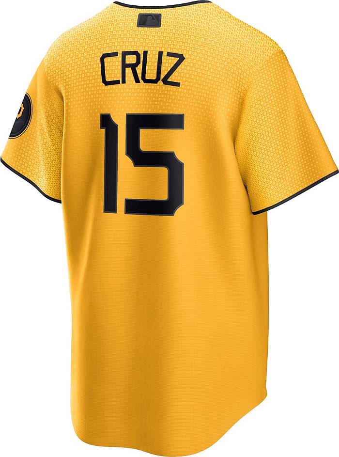 Nike Youth Pittsburgh Pirates Oneil Cruz #15 White Home Cool Base Jersey