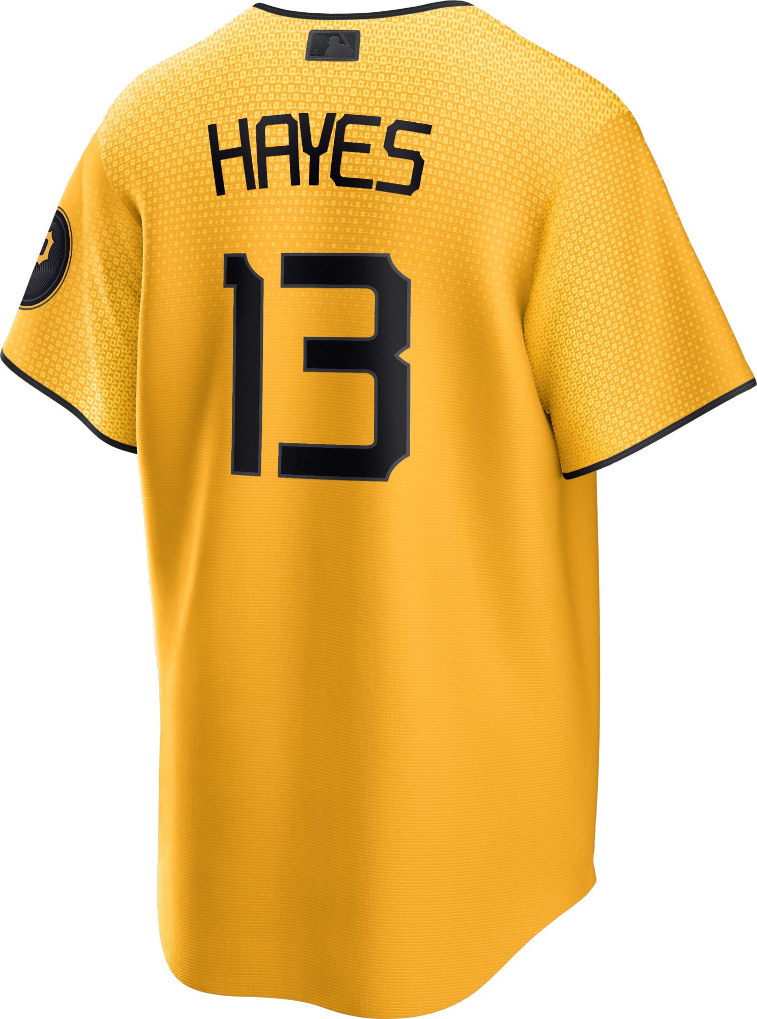 Nike Men's Pittsburgh Pirates City Connect Ke'Bryan Hayes #13 Cool Base Jersey product image