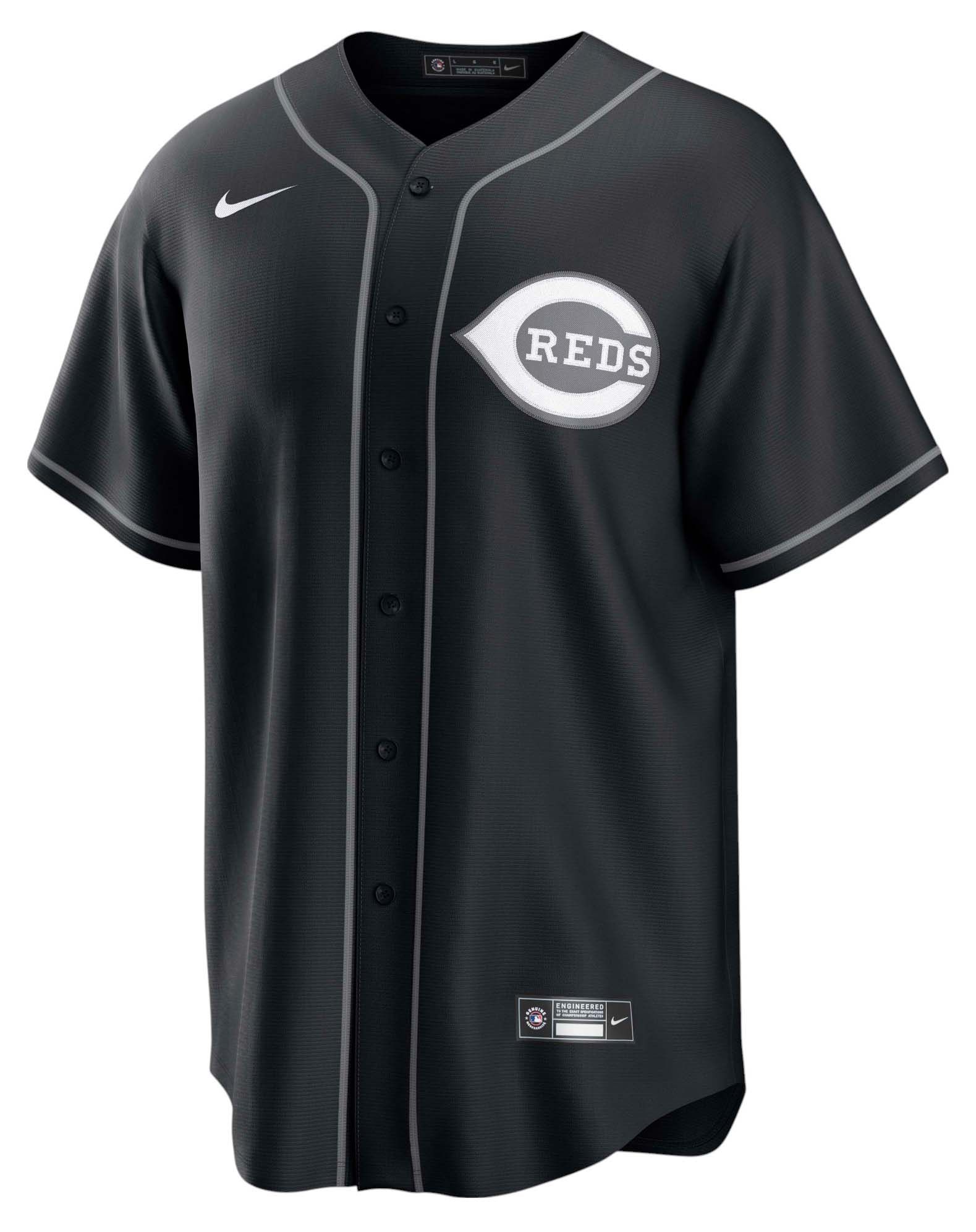 Nike Men's Cincinnati Reds Elly De La Cruz #44 Black Replica Cool Base Jersey product image
