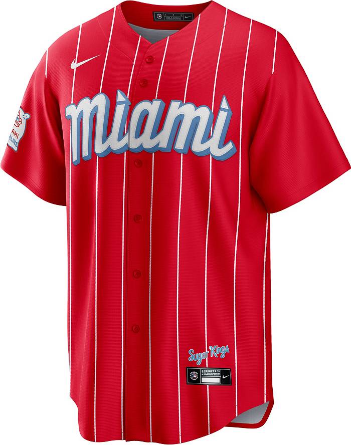 Men's Miami Marlins Jazz Chisholm Jr. Nike Red City Connect