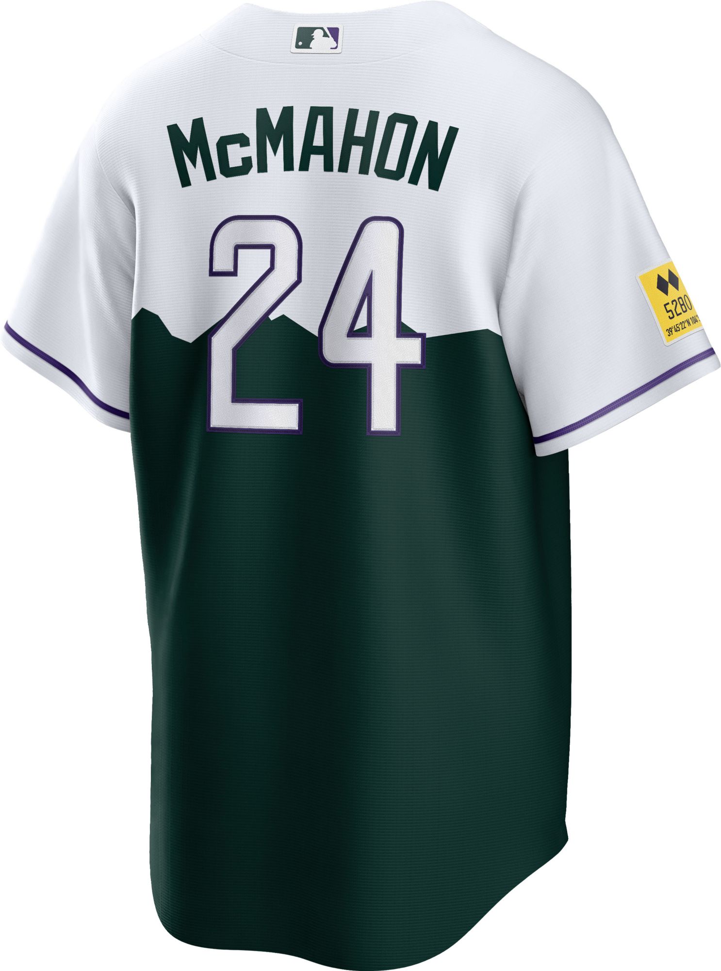 Nike Men's Colorado Rockies Ryan McMahon #24 2023 City Connect Cool Base Jersey product image