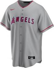 MLB Angels 17 Shohei Ohtani Grey Nike Cool Base Men Jersey
