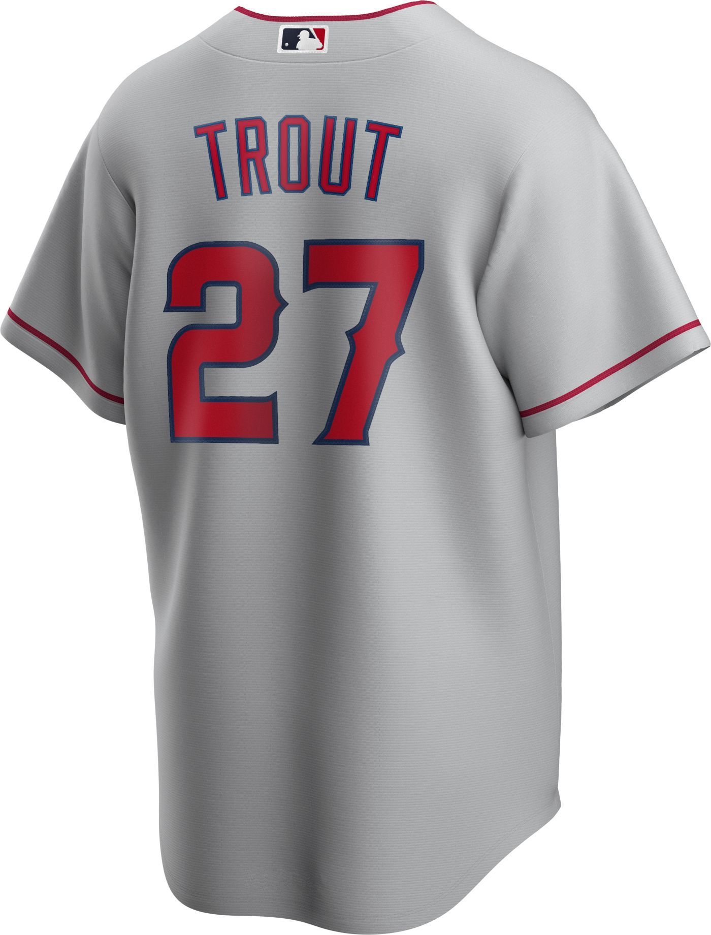 Mike trout grey jersey on sale