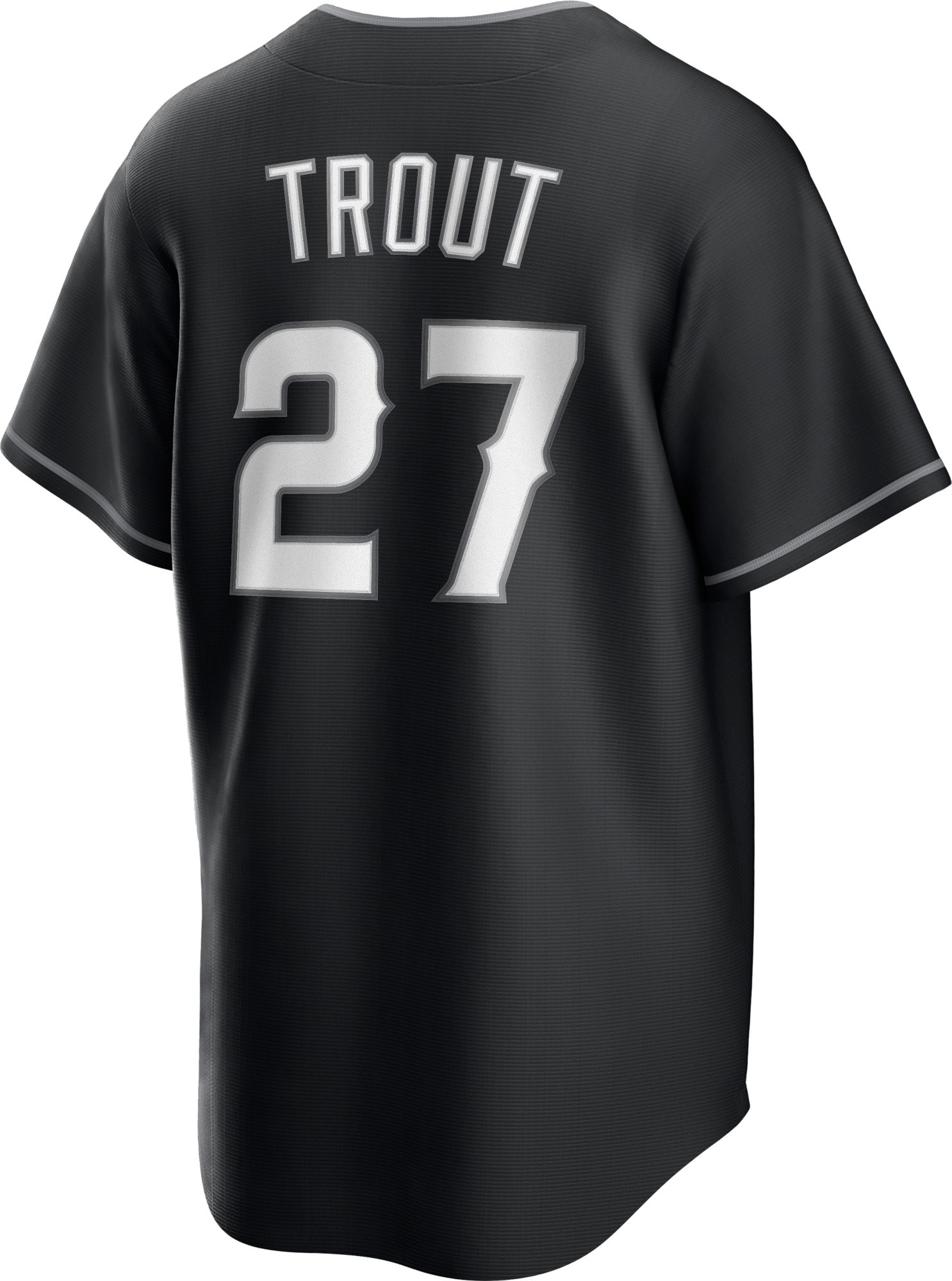 Dick's Sporting Goods Nike Men's Los Angeles Angels Mike Trout Black Cool  Base Jersey