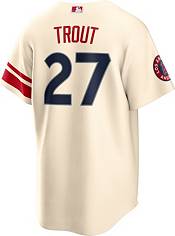 Mike Trout Jersey: Los Angeles Angels of Anaheim Adult Road Grey #27 (2X) :  : Clothing & Accessories