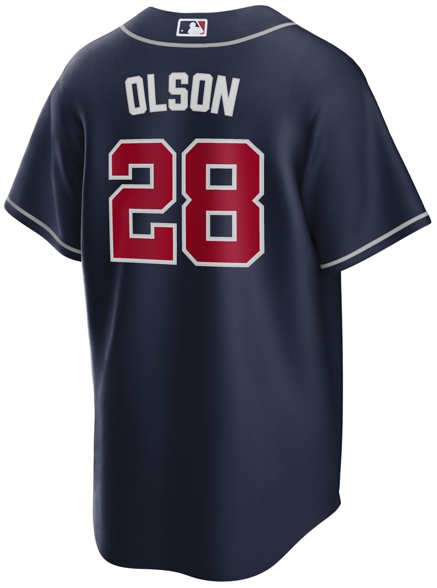 Nike Men's Atlanta Braves Navy Matt Olson #28 Replica Jersey product image