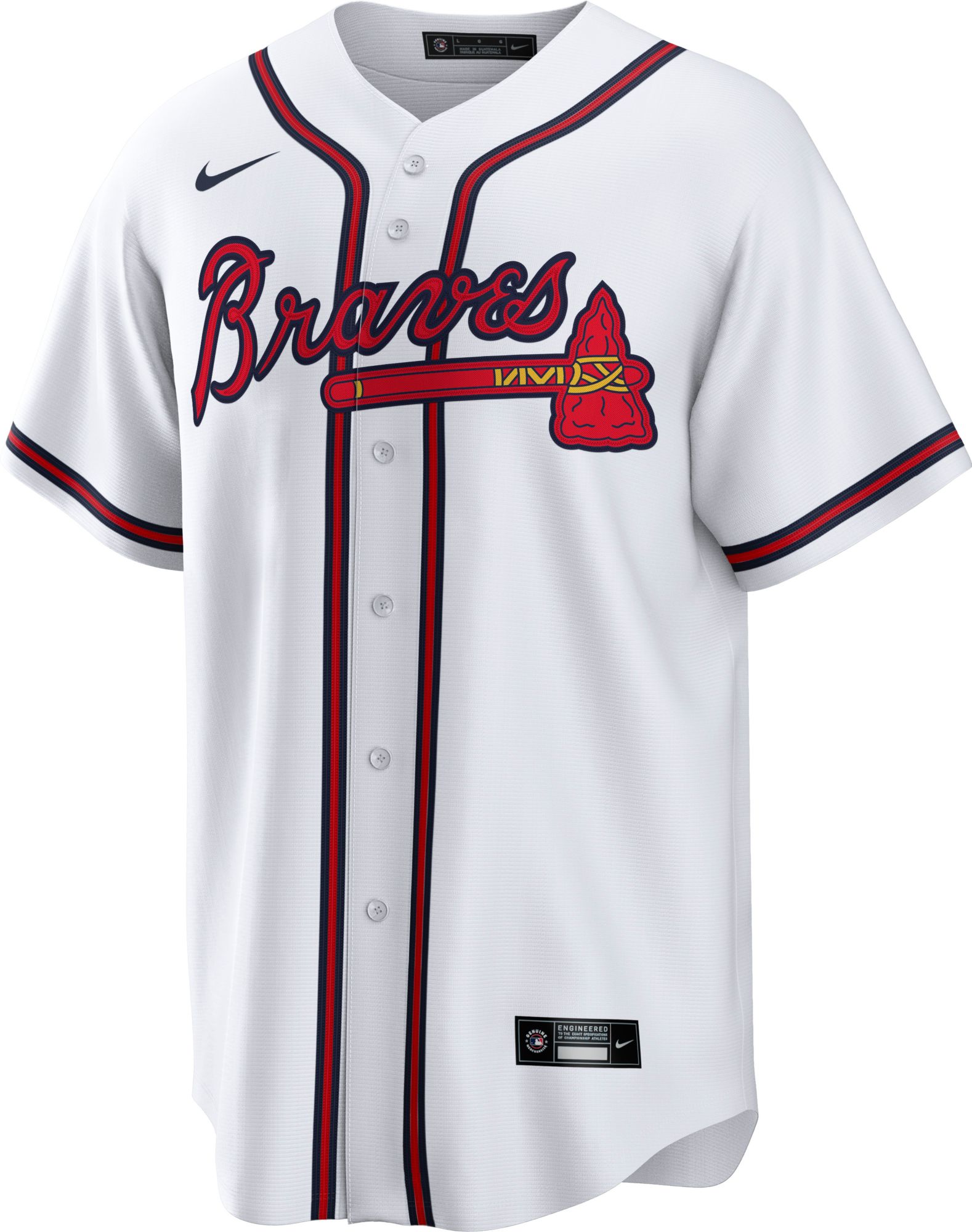 Nike Men's Atlanta Braves Matt Olson #28 White Cool Base Jersey