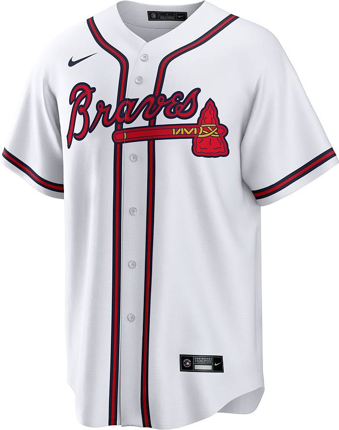 Nike MLB Atlanta Braves (Matt Olson) Men's Replica Baseball Jersey - Sport Red S