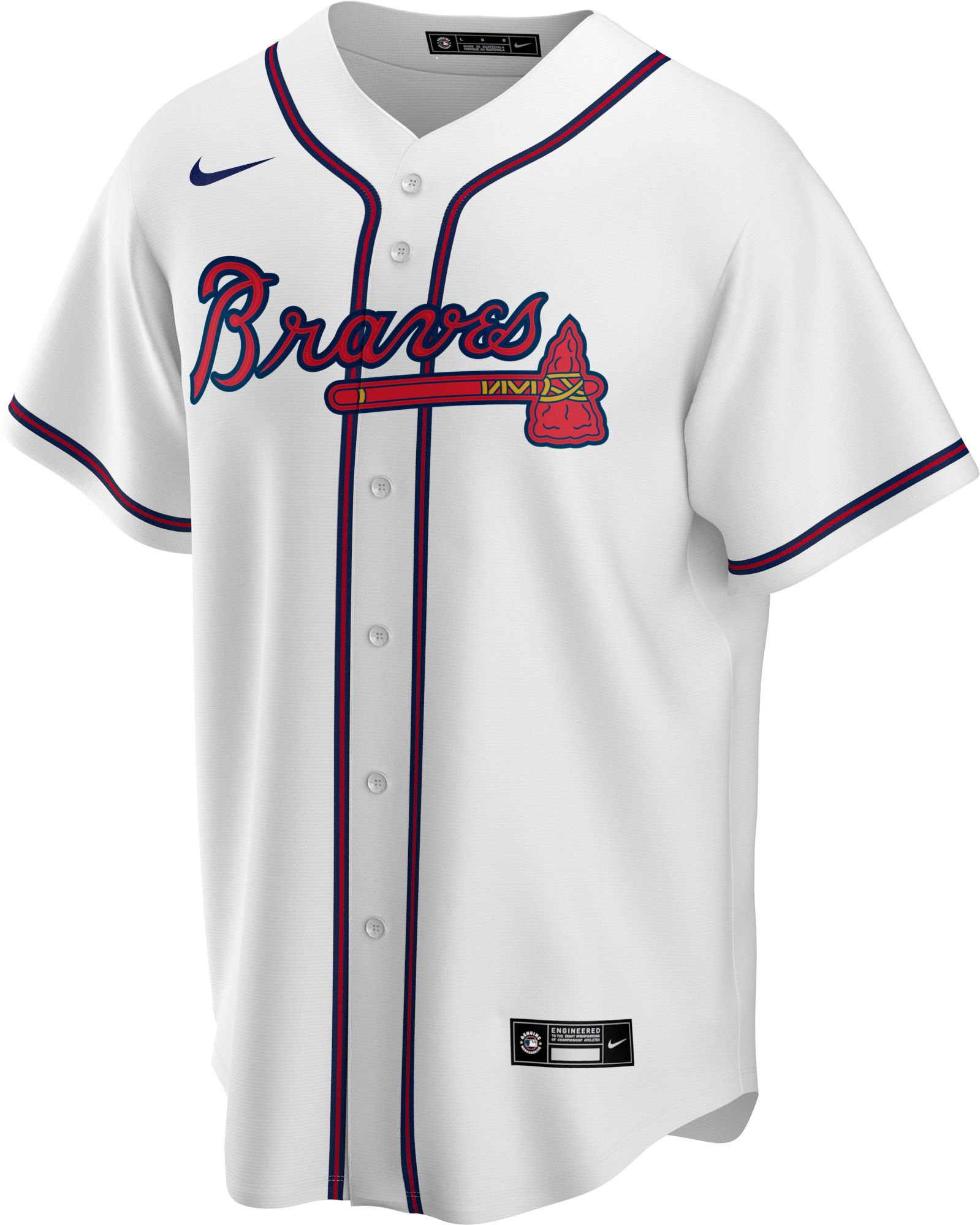 No1 Ozzie Albies Men's Nike White Fluttering USA Flag Limited Edition Authentic Jersey