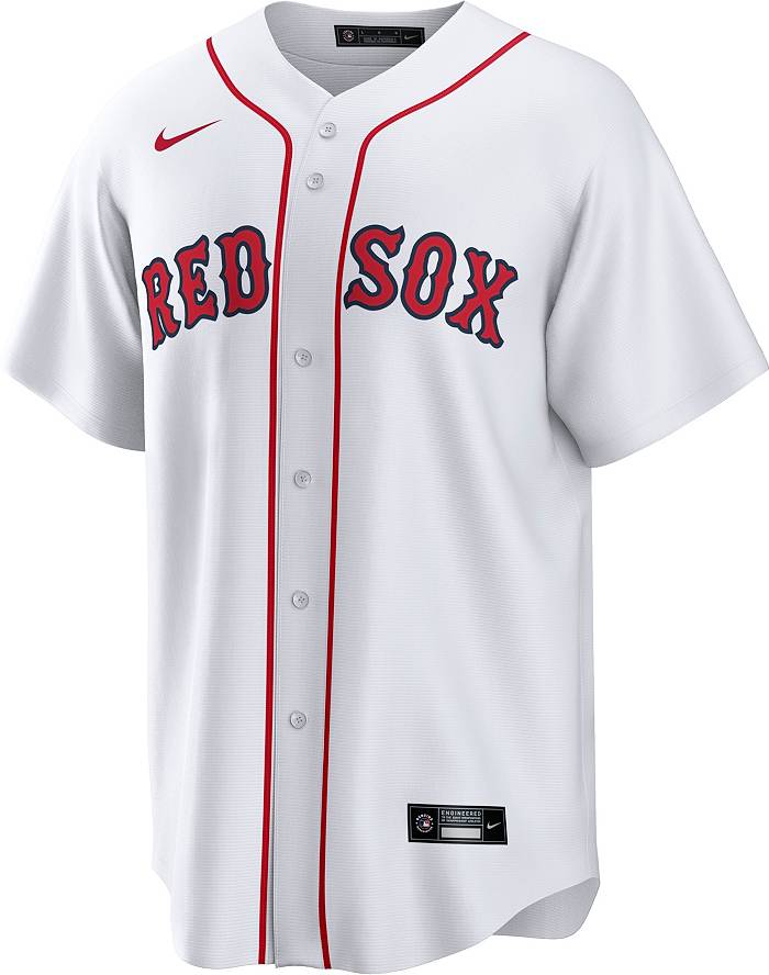 White Nike MLB Boston Red Sox Home Jersey Men's