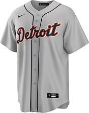 Javier Baez #28 Detroit Tigers Game-Used Home Jersey With Father's
