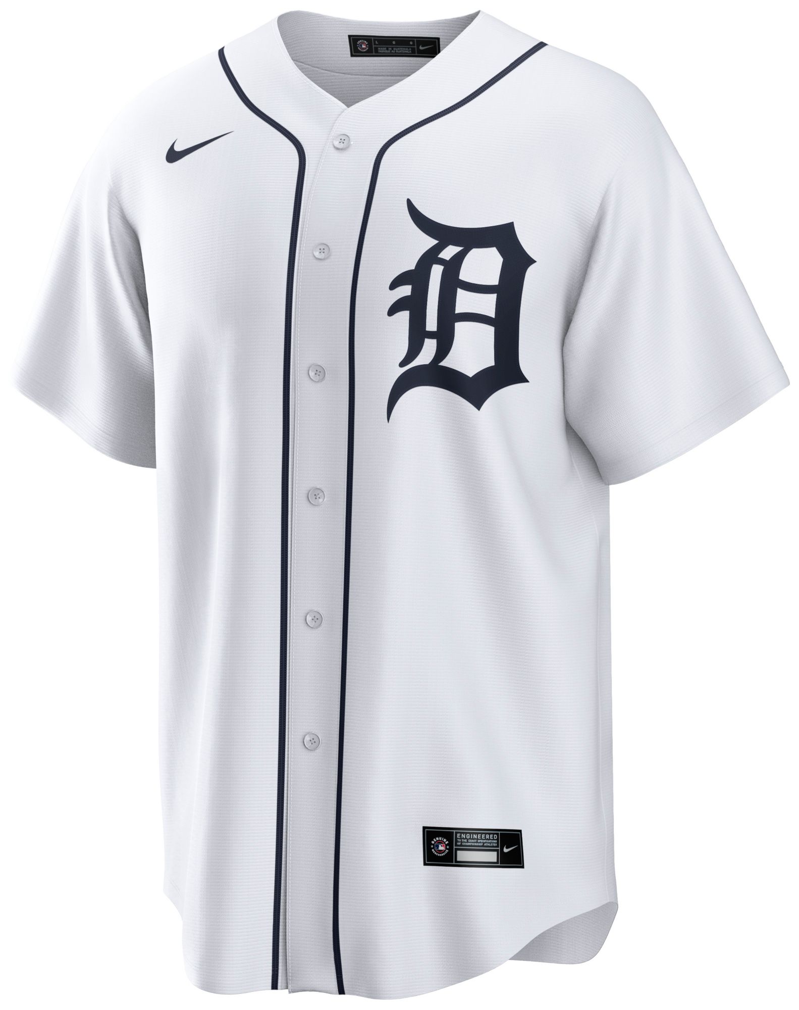 Nike Men's Detroit Tigers White Kevin McGonigle #7 Home Replica Jersey product image
