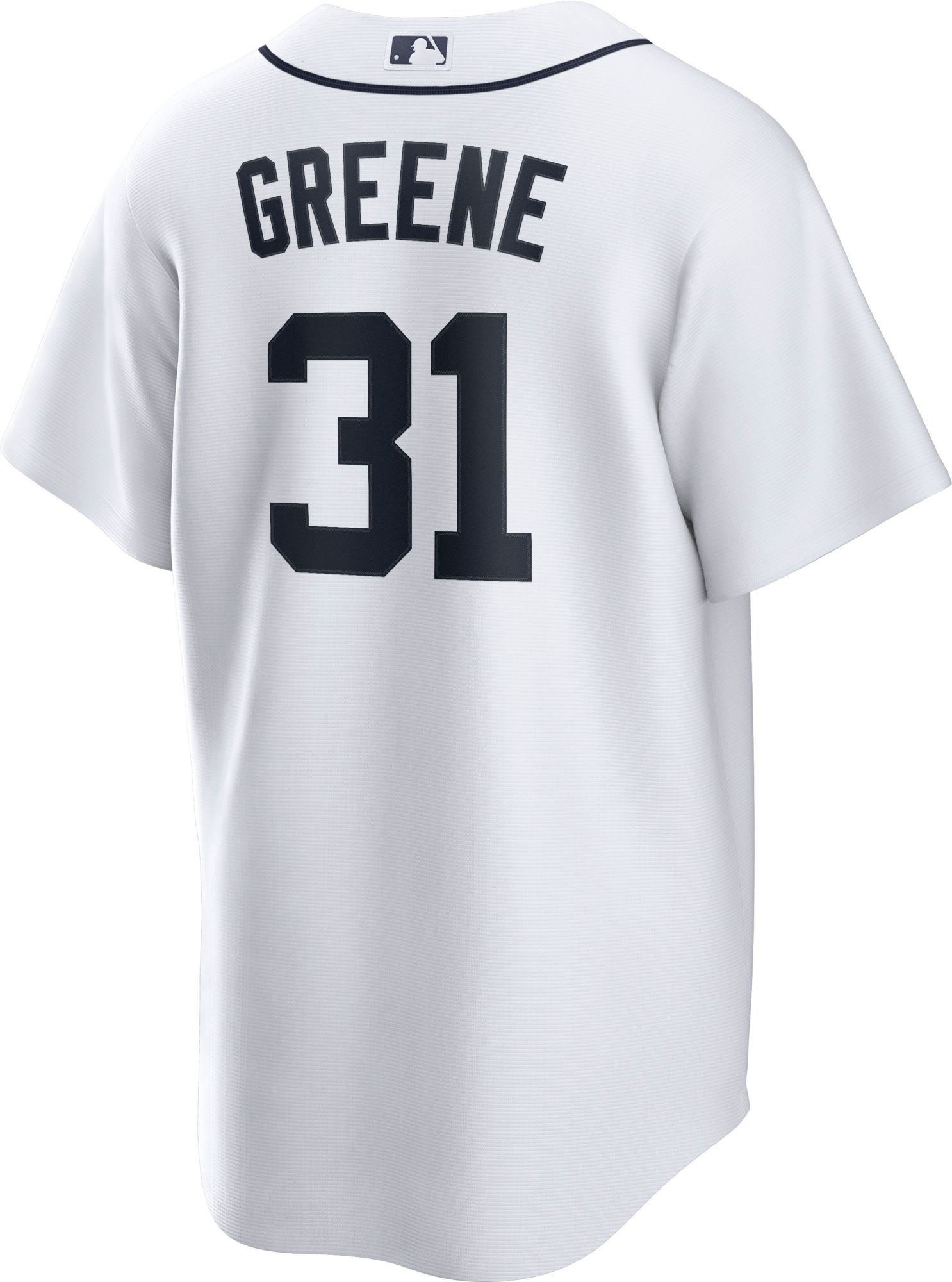 Nike Men's Detroit Tigers Riley Greene #31 White Home Cool Base Jersey product image