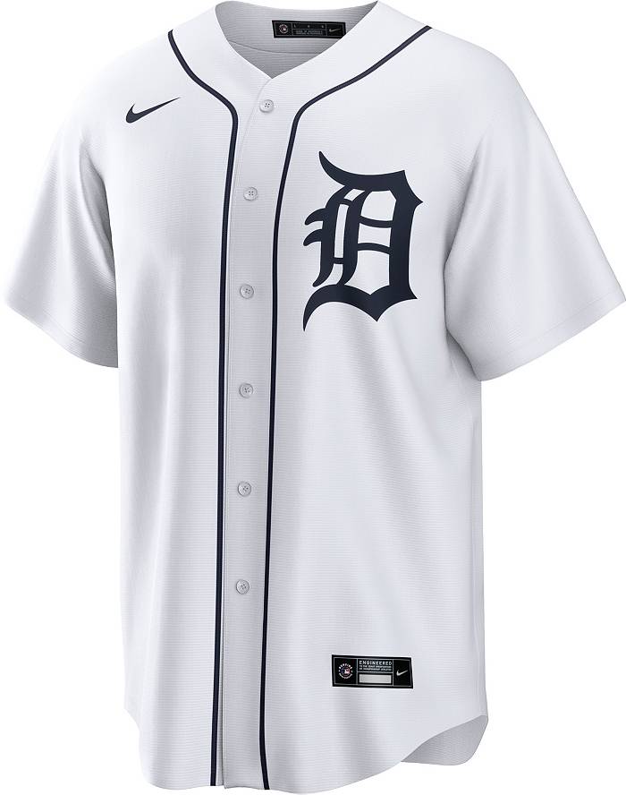 Nike Youth Detroit Tigers Akil Baddoo #60 White Replica Baseball Jersey