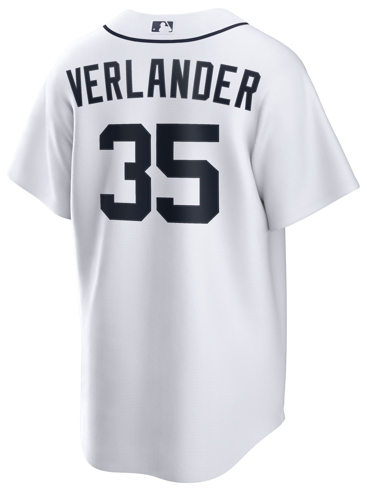 Nike Men's Detroit Tigers White Justin Verlander #35 Home Replica Jersey product image