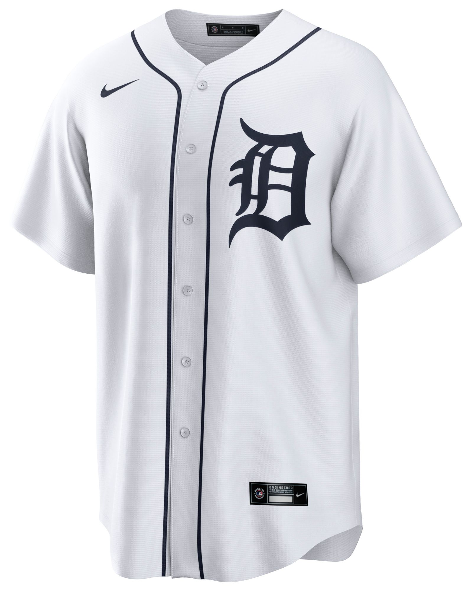 Nike Men's Detroit Tigers White Justin Verlander #35 Home Replica Jersey product image