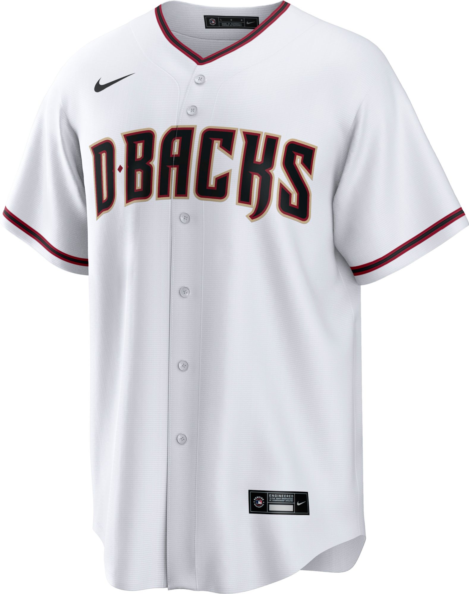 Nike Men's Arizona Diamondbacks Zac Gallen #23 White Cool Base Jersey