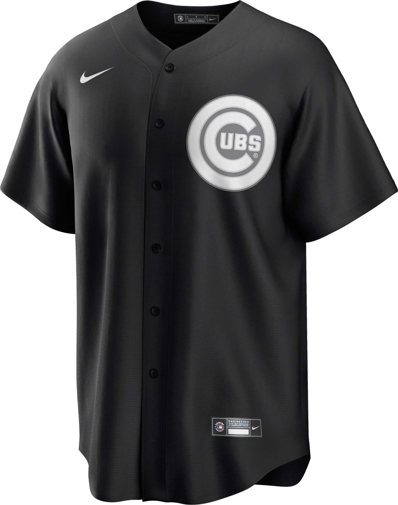 Nike Men's Chicago Cubs Black Cool Base Jersey product image
