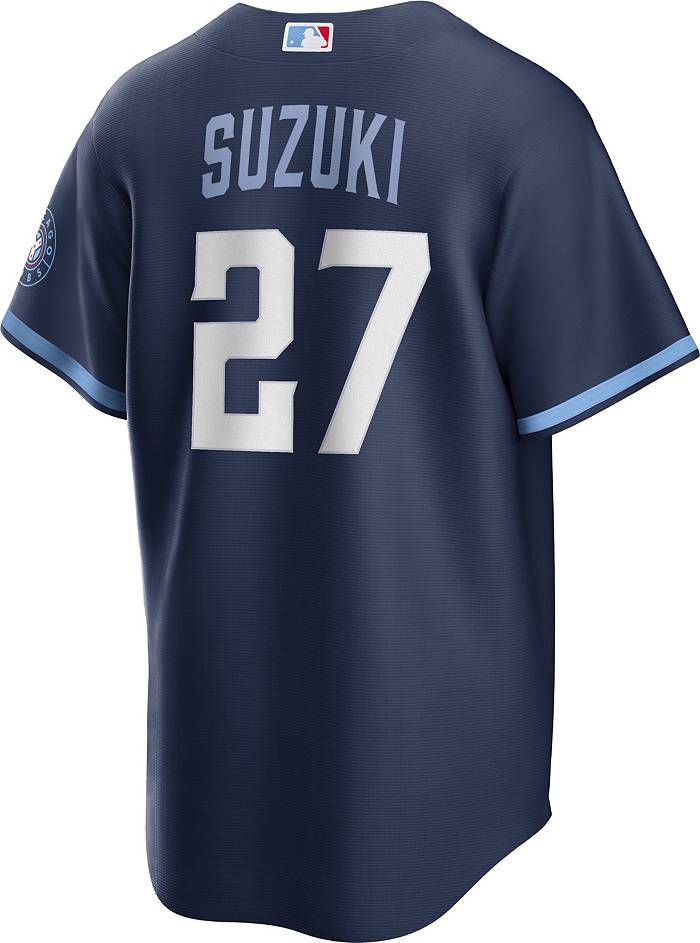 Nike Men's Chicago Cubs Seiya Suzuki #27 2023 City Connect Cool