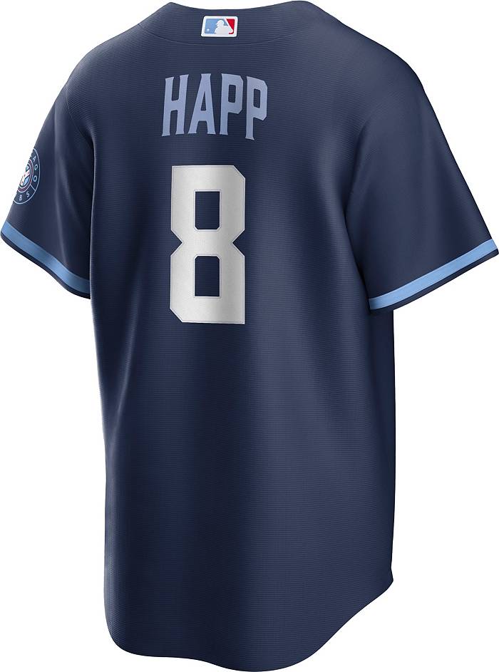 MLB Chicago Cubs City Connect (Ian Happ) Men's Replica Baseball Jersey.